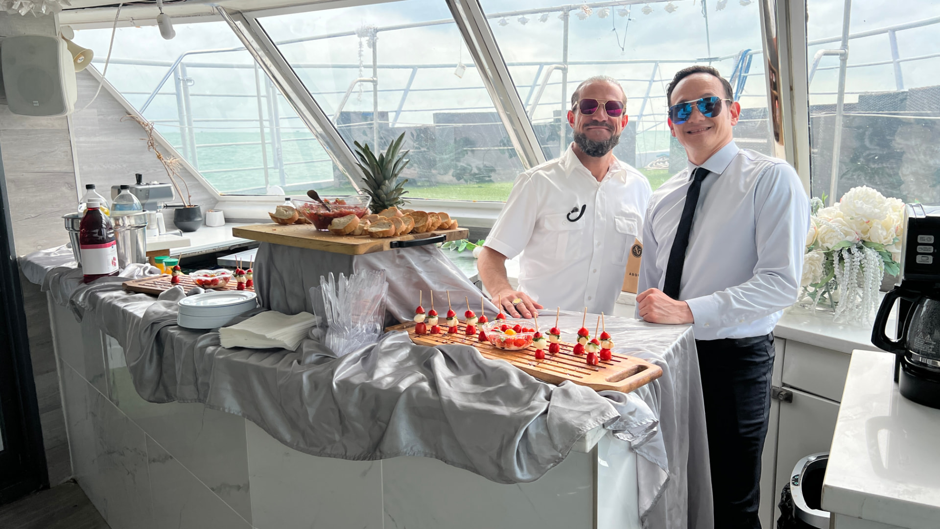Bartenders and appetizer service